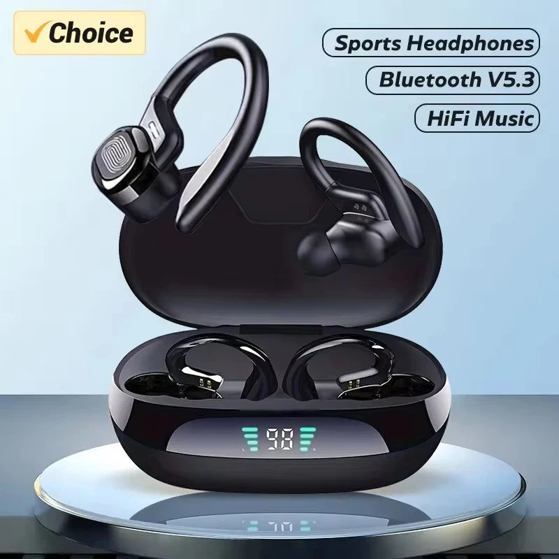 Original SP16 TWS Wireless Earbuds Ear Hook Sports Headphones, HiFi Stereo, Waterproof, with Mic