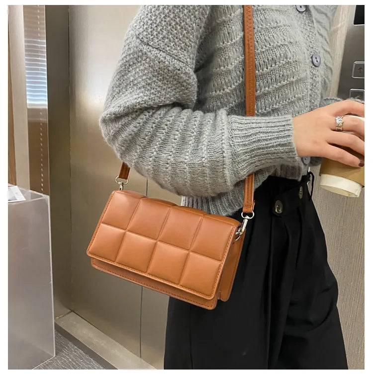 Women's Autumn Winter Shoulder Bag Trendy Crossbody with Minimalist Design