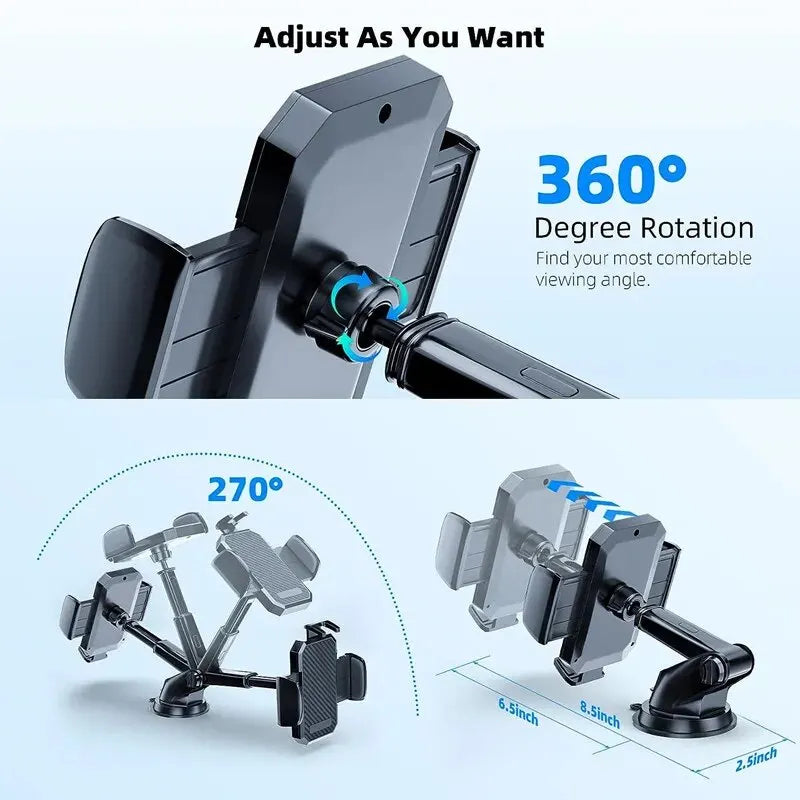 Suction Cup Car Phone Holder Mount Stand for iPhone Samsung