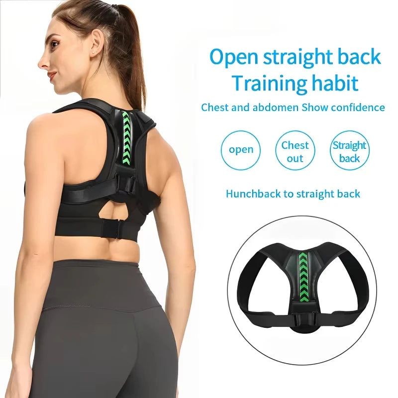 Unisex Adjustable Posture Corrector for Clavicle, Neck, Back & Shoulder