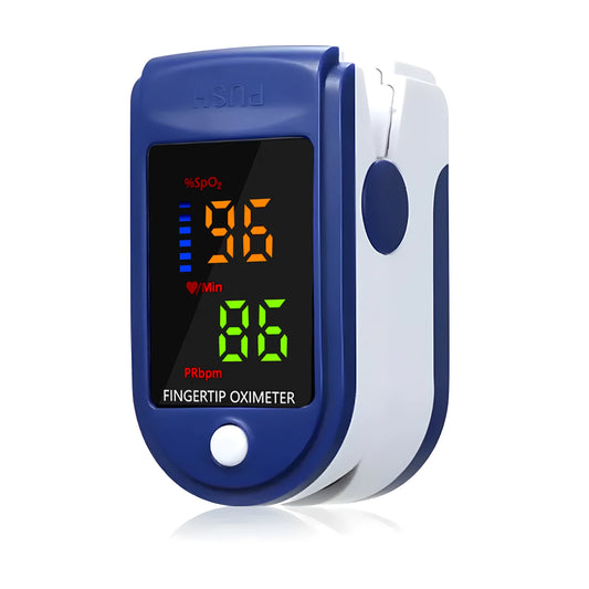 Portable Digital Finger Pulse Oximeter  OLED Blood Oxygen & Heart Rate Monitor for Health Diagnostics"