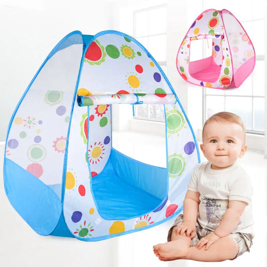 Children's Pop-Up Play Tent Indoor Outdoor Sunflower Game House Toy Gift