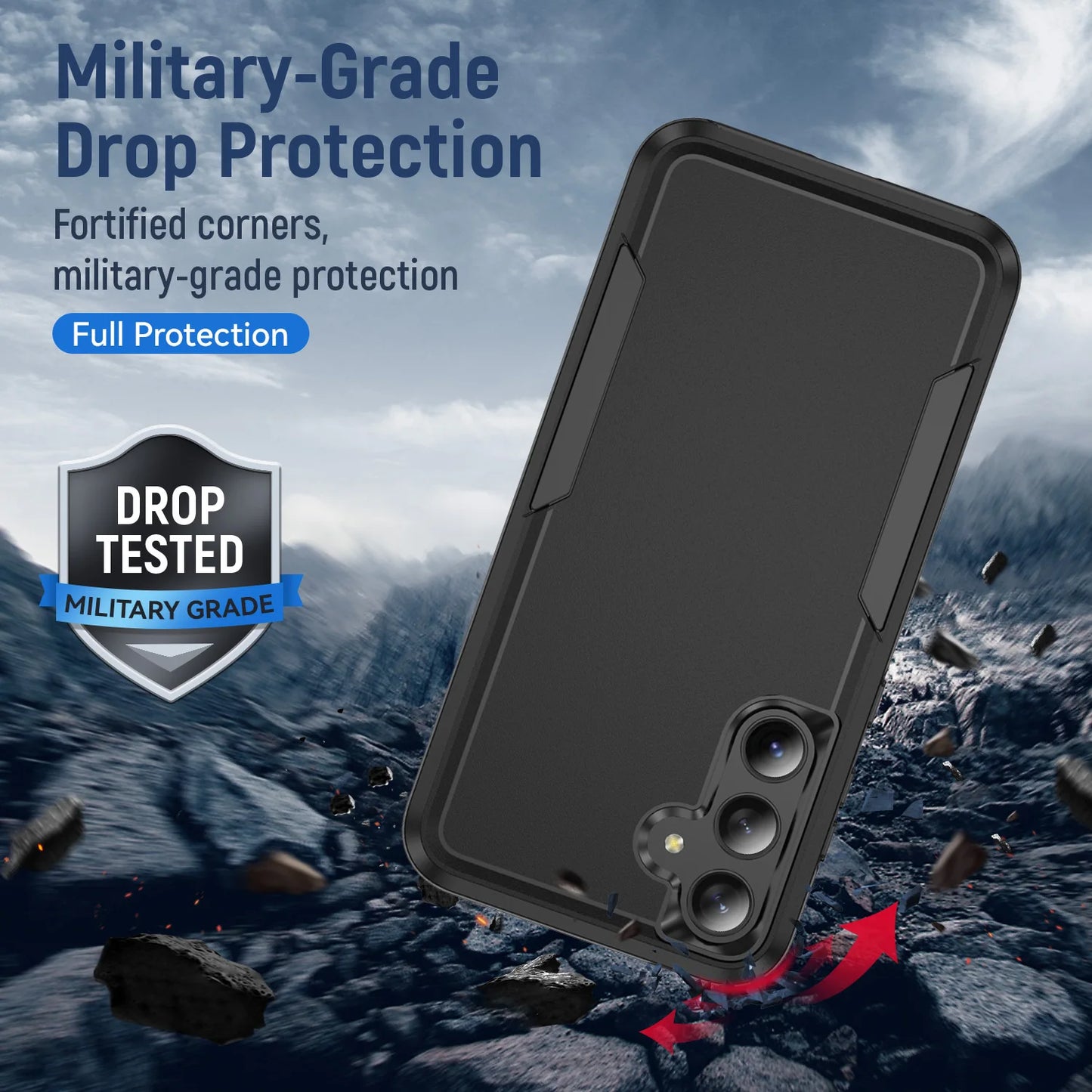 Military Grade Cases for Samsung Galaxy S24 FE S22 S23 Plus S21 S25 Ultra S20 A54 A16 5G A56 A55 A35 A15 Armor Case Coque