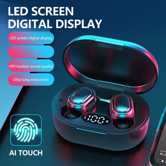 Wireless Bluetooth Headphones HiFi Sound Sport Waterproof Earbuds w/Mic