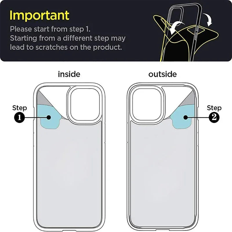 Hybrid Shockproof Clear Hard Case for Samsung Galaxy Protective Cover
