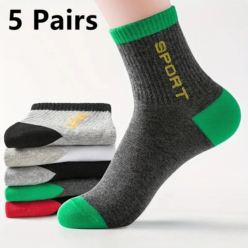 10 Pairs Men's Bamboo Socks Breathable Cotton Winter Business