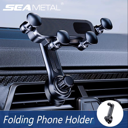 Gravity Car Phone Holder 360° Air Vent Mount for 4.7–7'' Smartphones