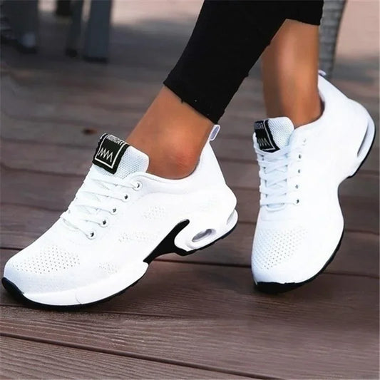 Women's Lightweight Mesh Sneakers – Breathable Casual Walking Shoes