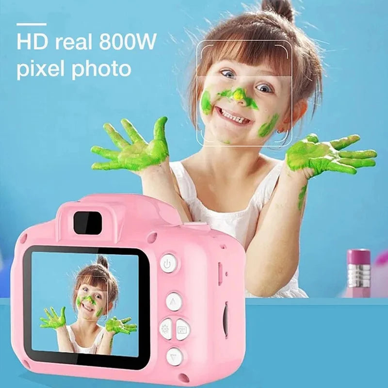 Kids Mini Digital Camera HD Video Small Photography Toy Birthday Gift