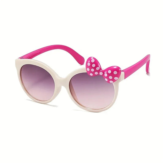 Kids Cartoon Bowknot Sunglasses  UV400 Outdoor Shades for Girls