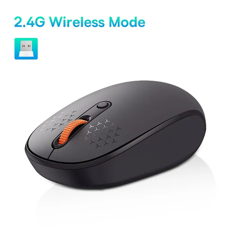 Wireless Bluetooth 5.0 Mouse 1600 DPI Silent Click for Laptop PC Gaming