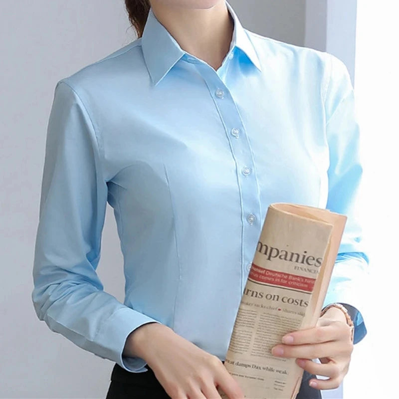 Elegant Women's Long Sleeve Shirt perfect for Office & Business Wear