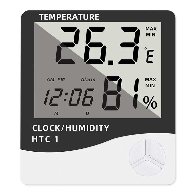 LCD Digital Thermometer Hygrometer Indoor Temperature Humidity Sensor Gauge