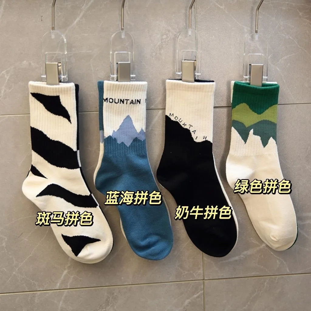 5 Pairs Men's Bamboo Socks Breathable Cotton Winter Business