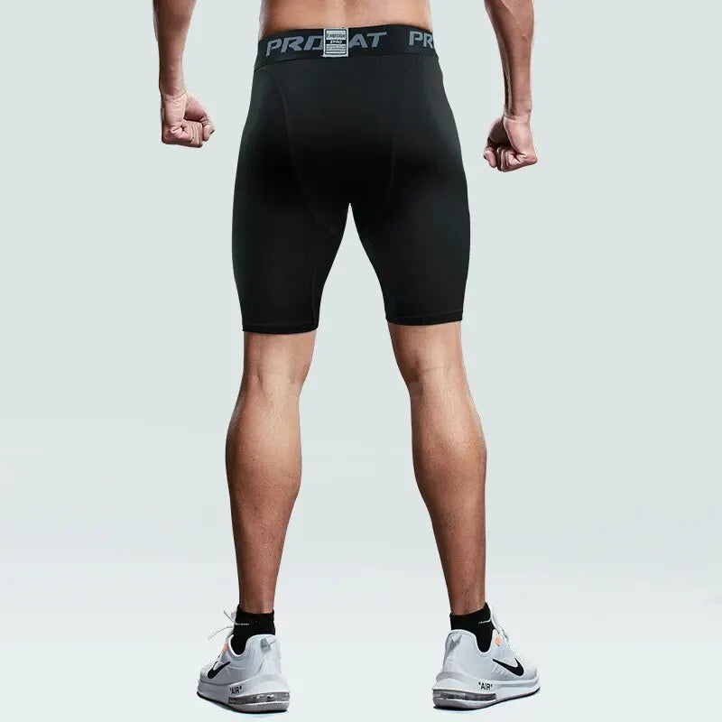 Men's Quick-Dry Sports Shorts Stretch Fitness, Basketball, Running, Training Gym Pants