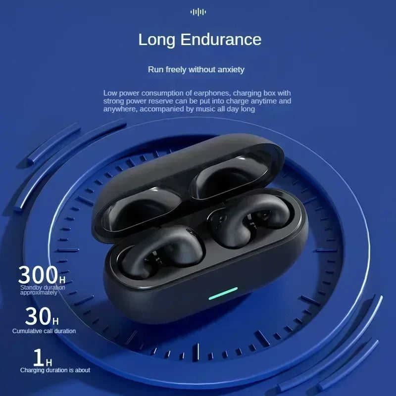 NEW Bluetooth 5.3 Wireless Bone Conduction Earphone fo Samsung iphone