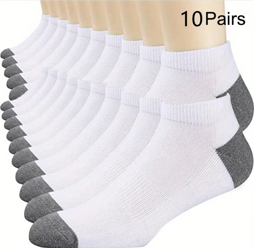 10 Pairs Men's Bamboo Socks Breathable Cotton Winter Business