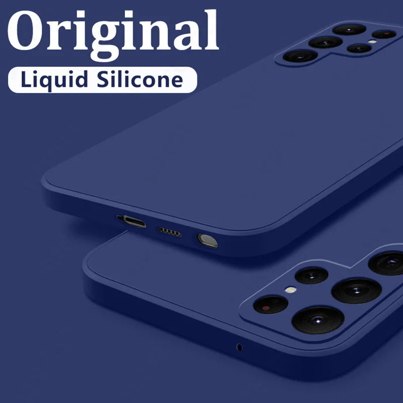 Shockproof Liquid Silicone Case for Samsung Galaxy Soft Phone Cover