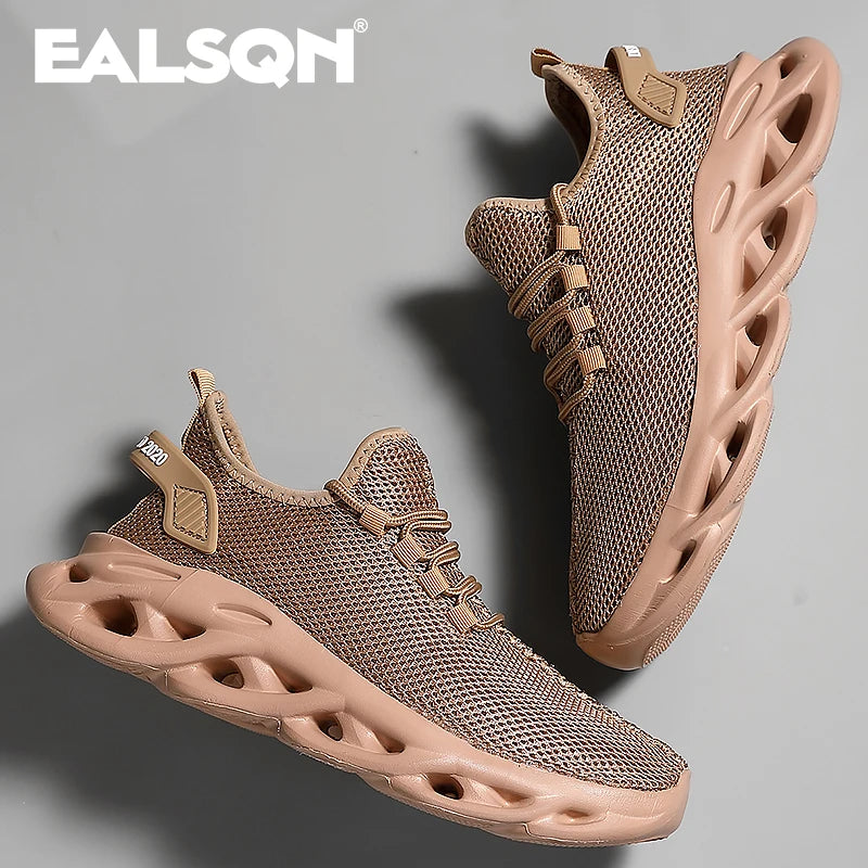Men's Breathable Running Shoes – Lightweight Outdoor Sneakers for Sport