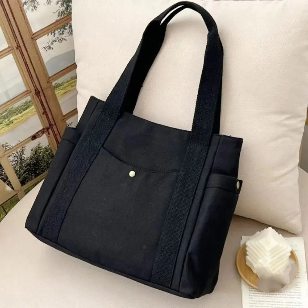 Tote Canvas Bag for Work Outgoing High Appearance Commuting Versatile Art Student Clothing Book Shoulder Bag Bag