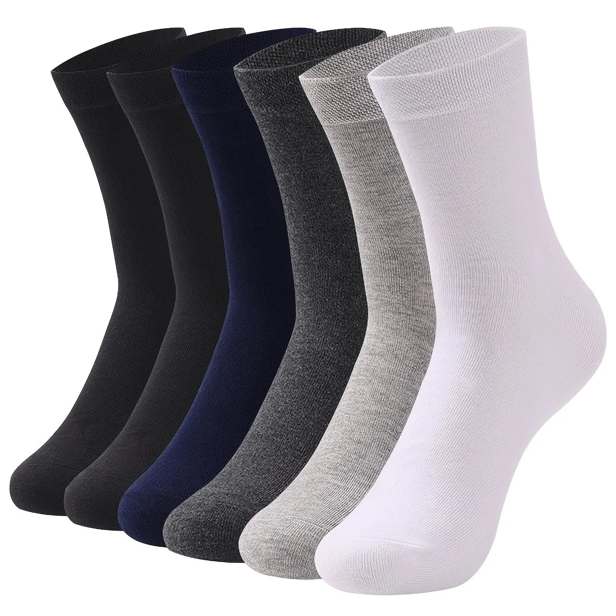 10 Pairs Men's Bamboo Socks Breathable Cotton Winter Business