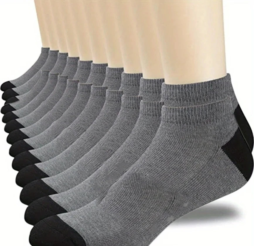 10 Pairs Men's Bamboo Socks Breathable Cotton Winter Business