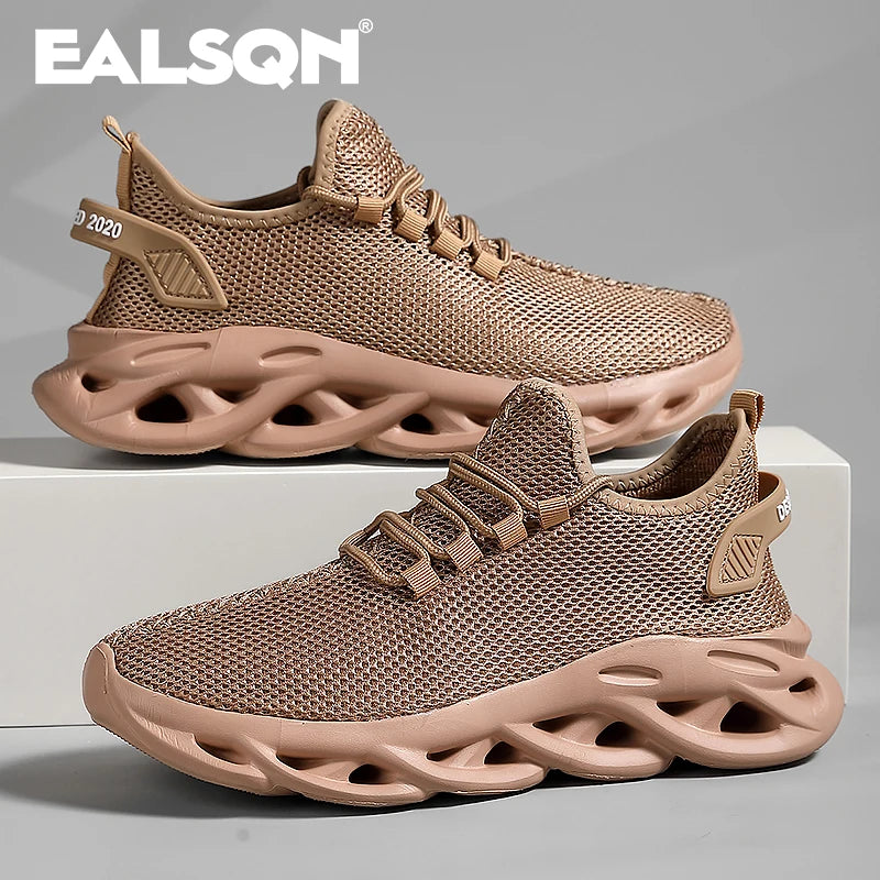 Men's Breathable Running Shoes – Lightweight Outdoor Sneakers for Sport