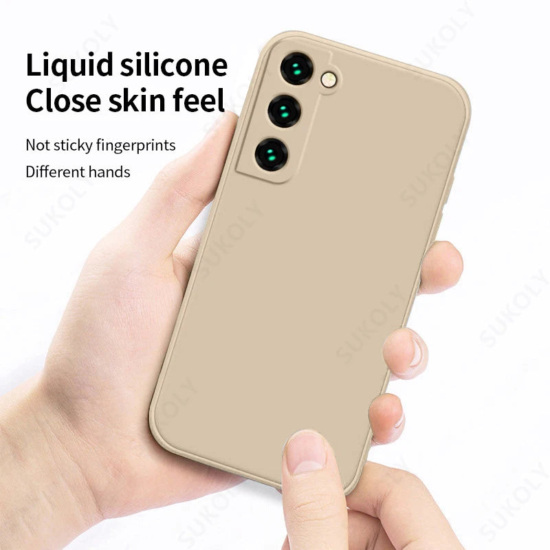 Shockproof Liquid Silicone Case for Samsung Galaxy Soft Phone Cover