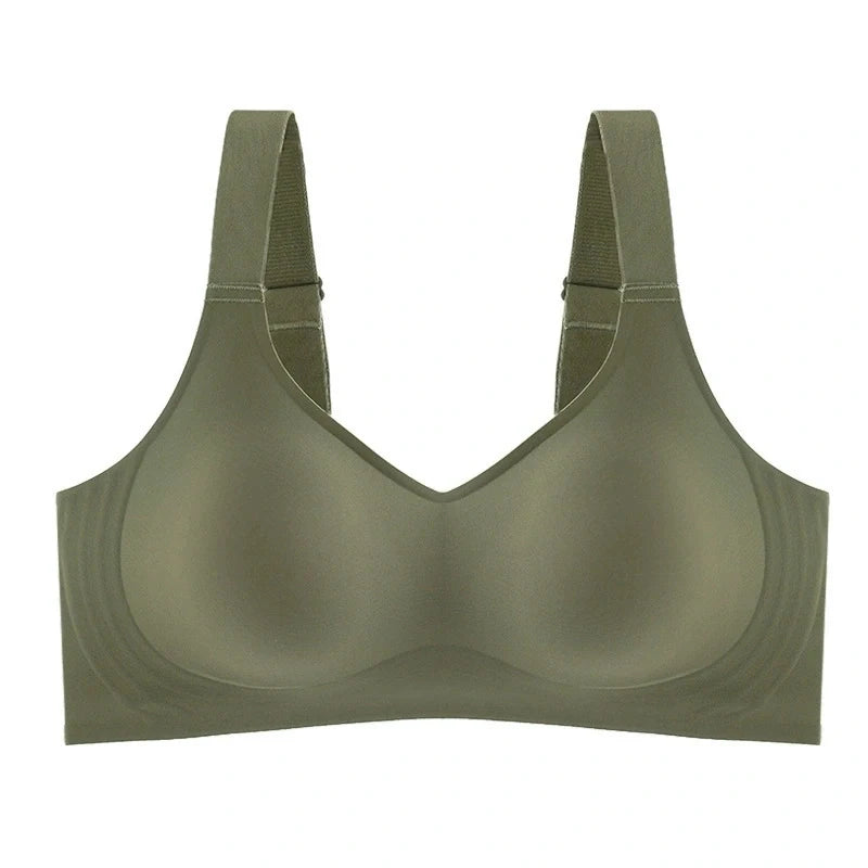 Beautiful Back Large Size Soft Support Push-up Bra For Women Seamless