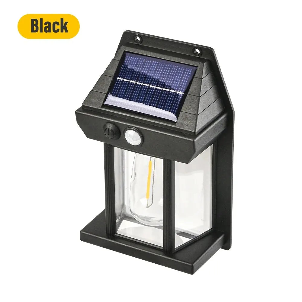 Outdoor Solar Wall Light Motion Sensor LED IP65 Waterproof Patio Garage