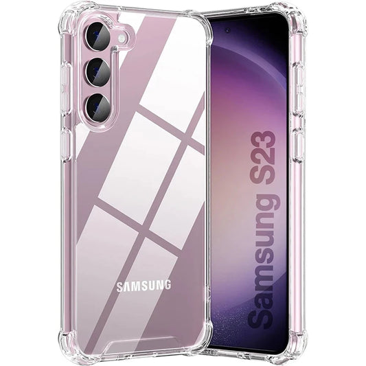 Hybrid Shockproof Clear Hard Case for Samsung Galaxy Protective Cover