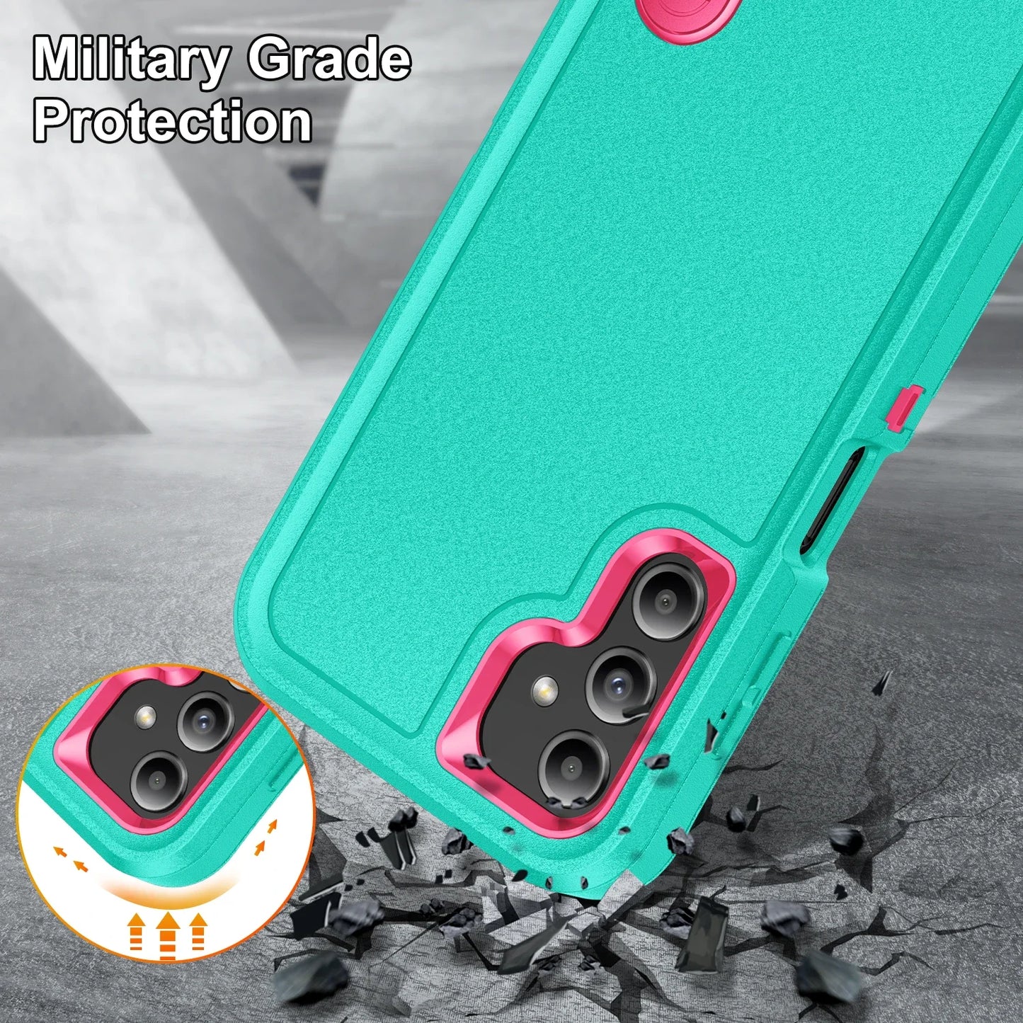 Shockproof Case for Samsung Galaxy A54 A56 A36 A16 A15 A14 A53 A13 S23 FE S24 S25 Ultra S22 Plus