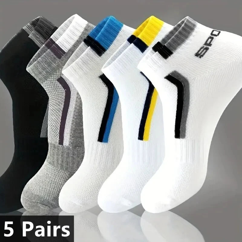 10 Pairs Men's Bamboo Socks Breathable Cotton Winter Business