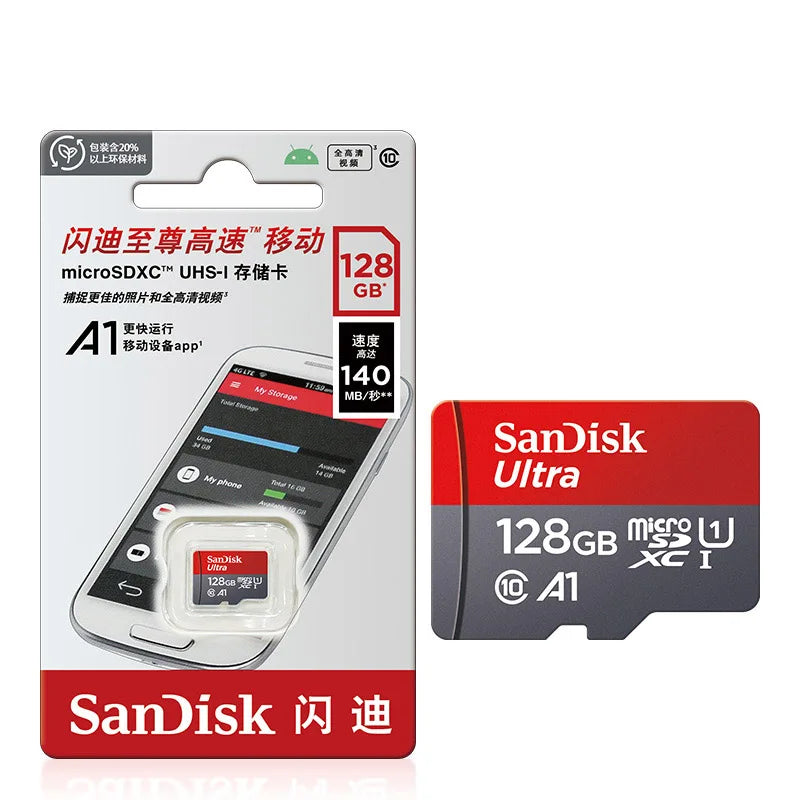 Micro SD Memory Card Class 10 U3 A1 64GB 32GB 128GB