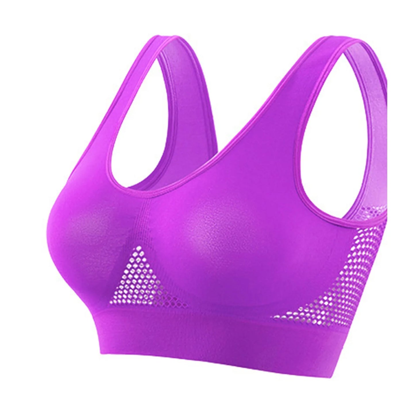 Shockproof Sports Bra with Stylish Back  High Support Yoga Vest for Women