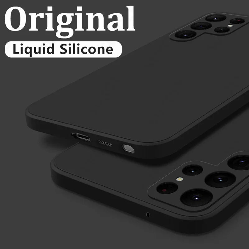 Shockproof Liquid Silicone Case for Samsung Galaxy Soft Phone Cover