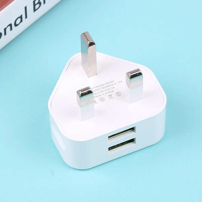 Charger Adapter With 1/2 USB Ports Charging For Iphone Samsung Charging Charger