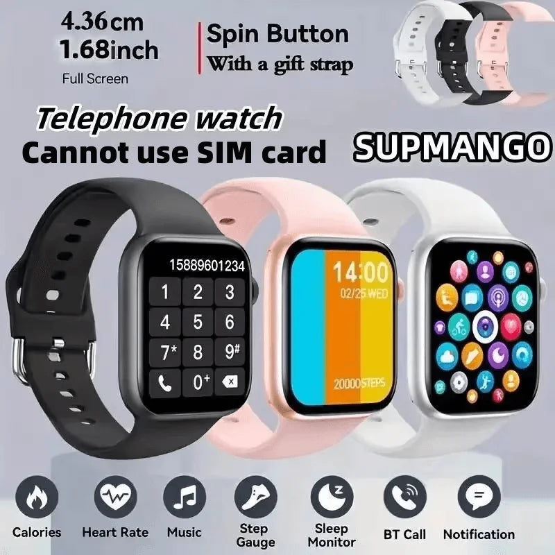 S8 Smart Watch X7/X8 Bluetooth Call, Health & Sport Tracker, Smartwatch for Men & Women