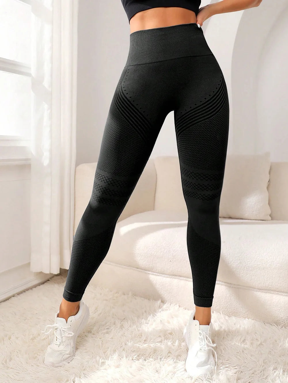 Women's High Waist Sports Leggings Butt Lift Yoga Running Fitness Pants