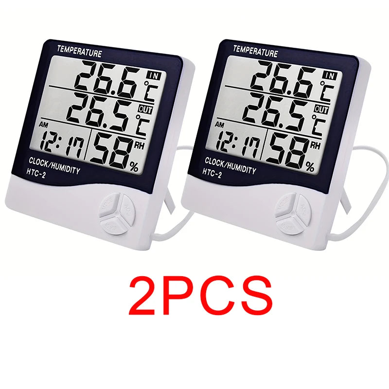 LCD Digital Thermometer Hygrometer Indoor Temperature Humidity Sensor Gauge