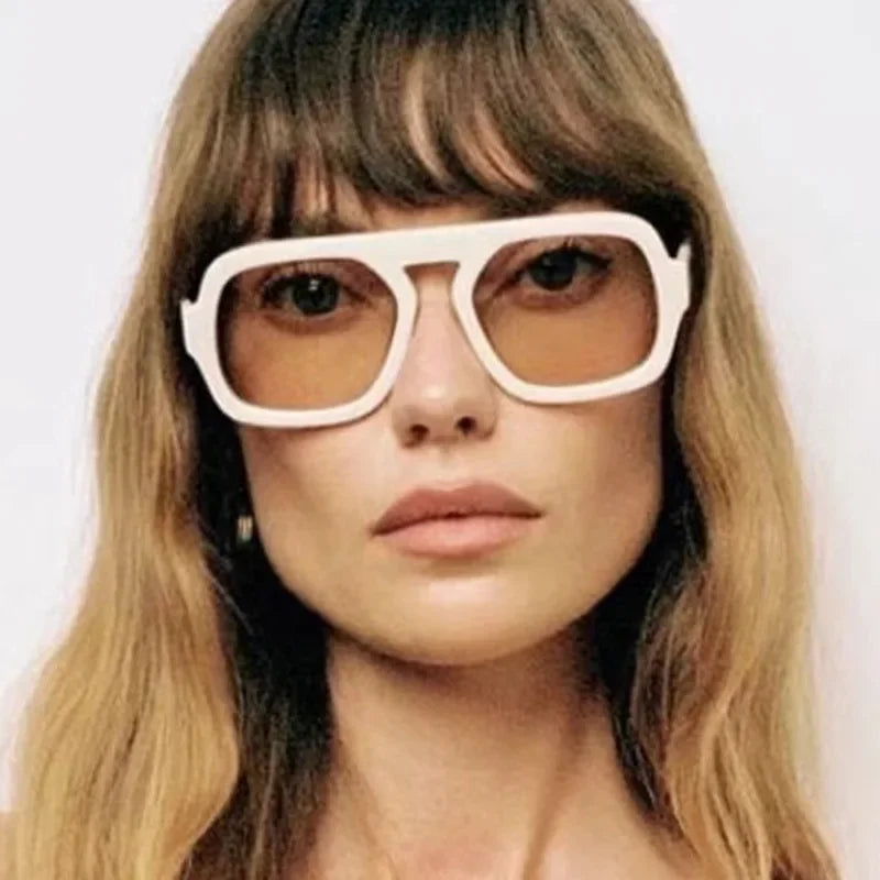 Retro Square Sunglasses – UV400 Gradient Shades for Men & Women