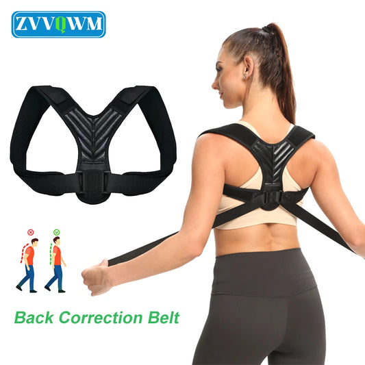 Adjustable Posture Corrector Back Brace for Men & Women Pain Relief Support