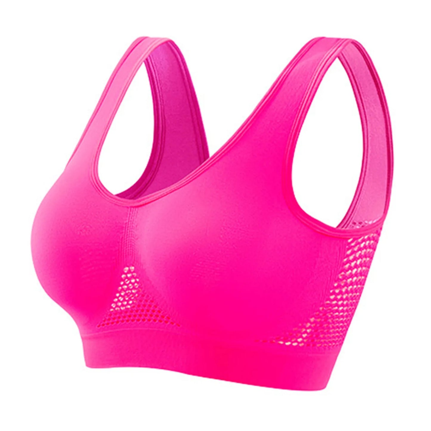 Shockproof Sports Bra with Stylish Back  High Support Yoga Vest for Women
