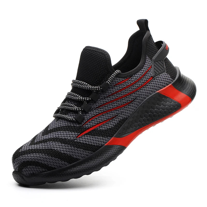 Men's Safety Work Shoes  Anti-Puncture Lightweight Steel Toe Boots