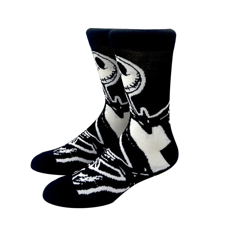 2 Pair Anime Knee-High Socks Hip Hop Harajuku Cosplay Unisex