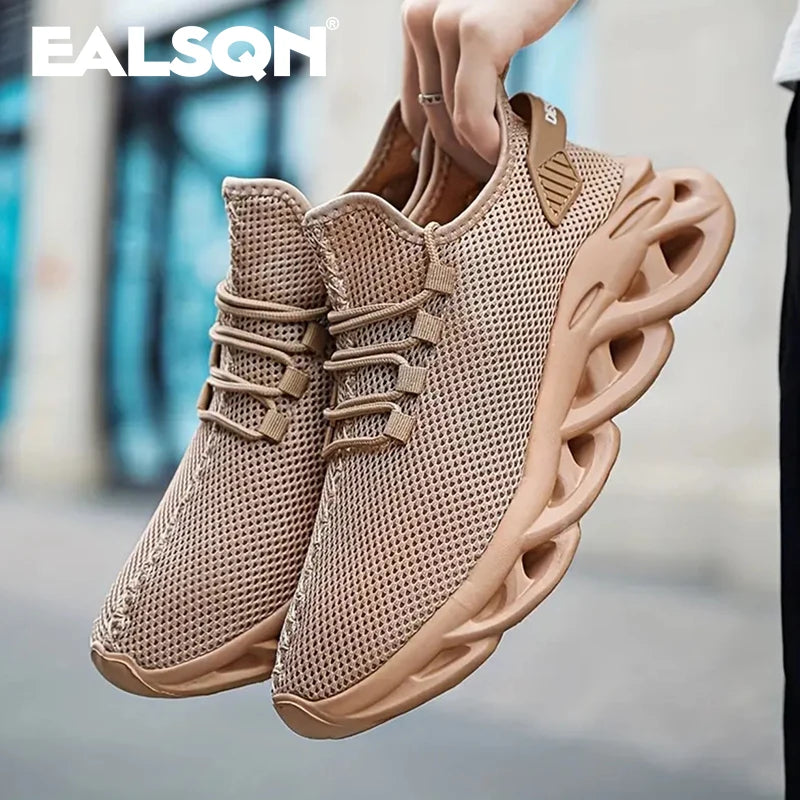 Men's Breathable Running Shoes – Lightweight Outdoor Sneakers for Sport