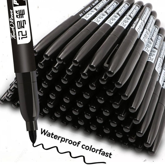 6PCS Permanent Art Marker Pens Fine Point Waterproof Black Blue Red Ink