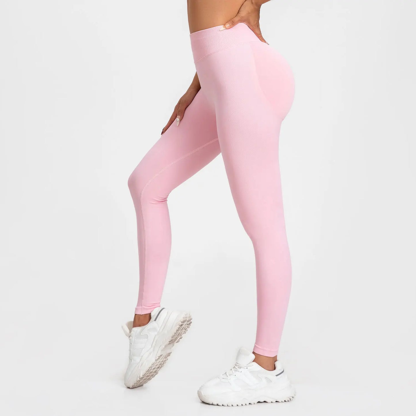 Women's Seamless Yoga Leggings Tummy Control Squat Proof Gym Workout Pants