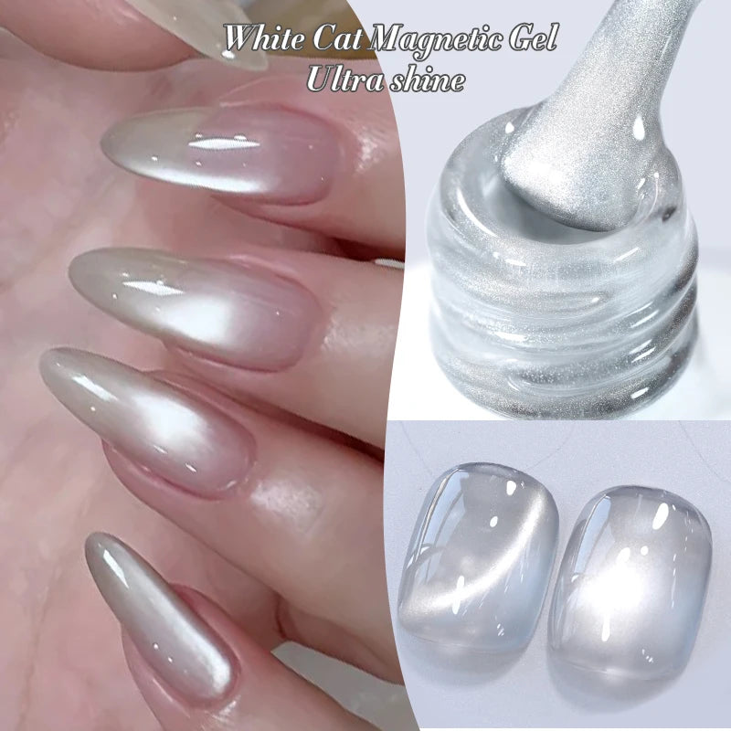 10ml Cat Eye Magnetic Gel Nail Polish Soak Off UV LED Mirror Shine