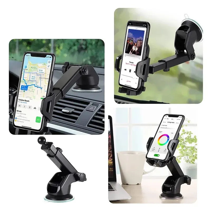 Suction Cup Car Phone Holder Mount Stand for iPhone Samsung